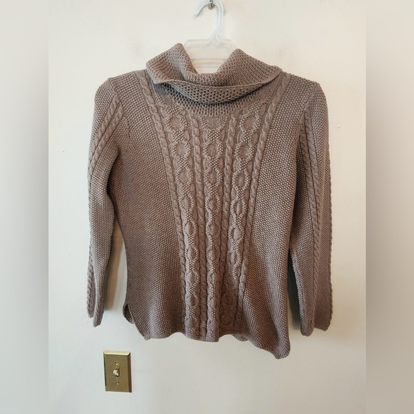 JEANNE PIERRE Sweaters - Jeanne Pierre brown knitted sweater size womens large